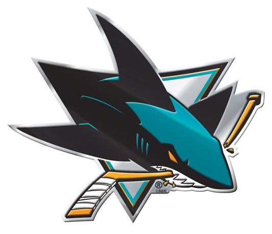 San Jose Sharks Auto Emblem - Color