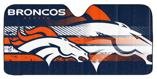 Denver Broncos Auto Sun Shade - 59"x27"