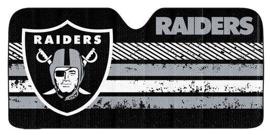 Las Vegas Raiders Auto Sun Shade - 59"x27"