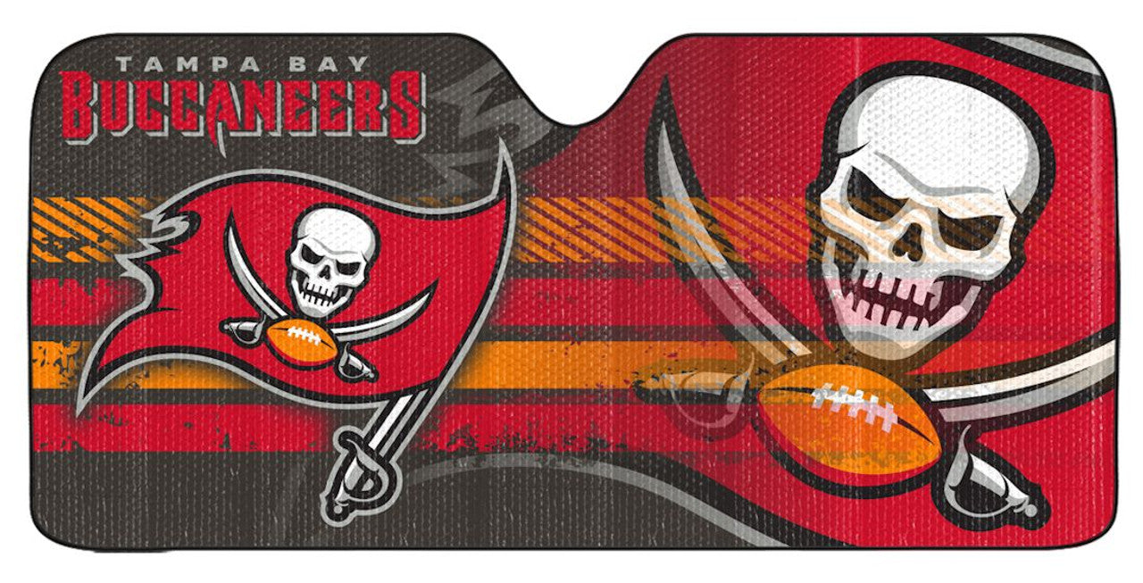 Tampa Bay Buccaneers Auto Sun Shade - 59"x27"