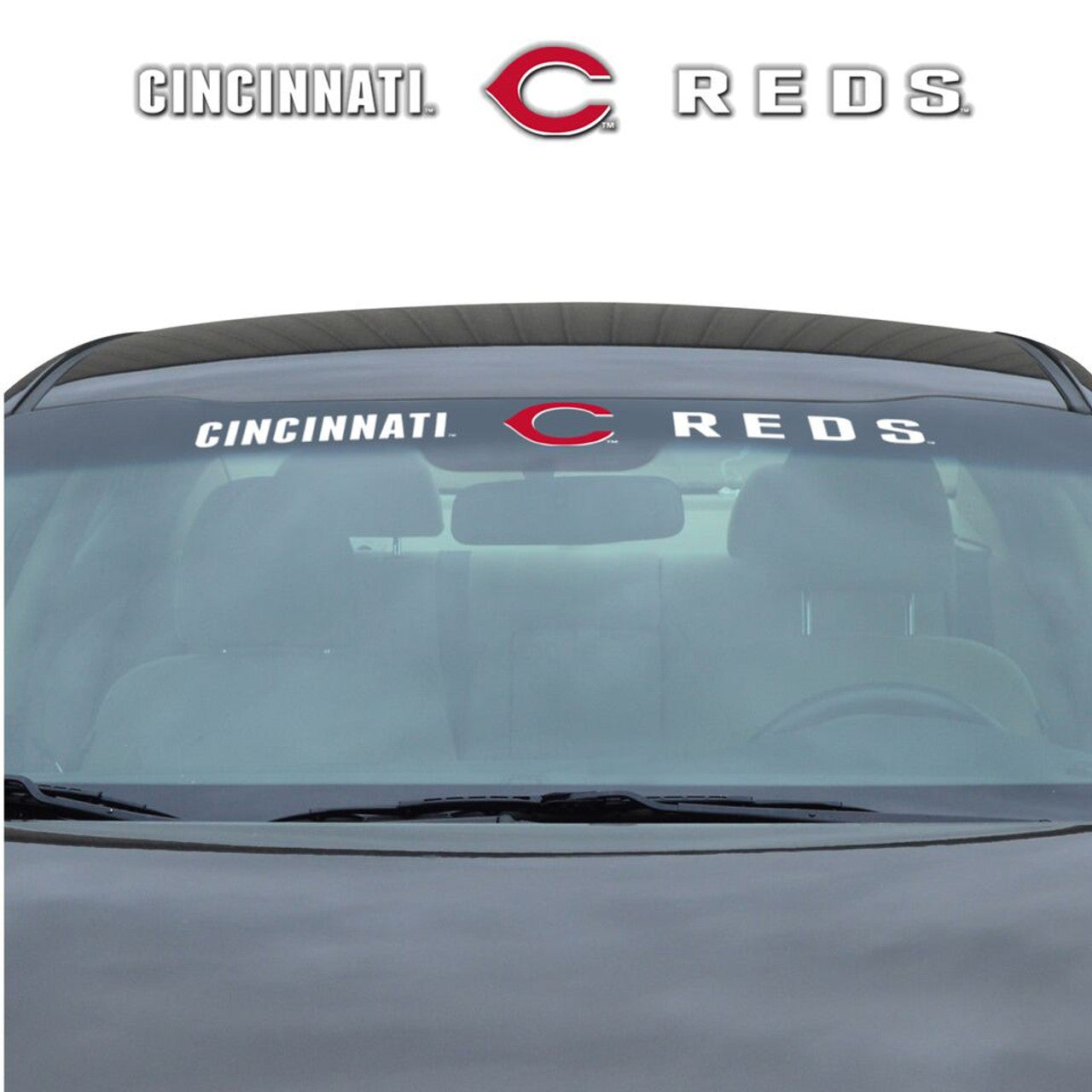 Cincinnati Reds Decal 35x4 Windshield