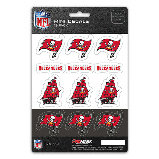 Tampa Bay Buccaneers Decal Set Mini 12 Pack