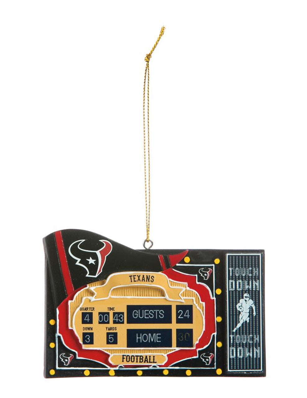 Houston Texans Ornament Scoreboard Design