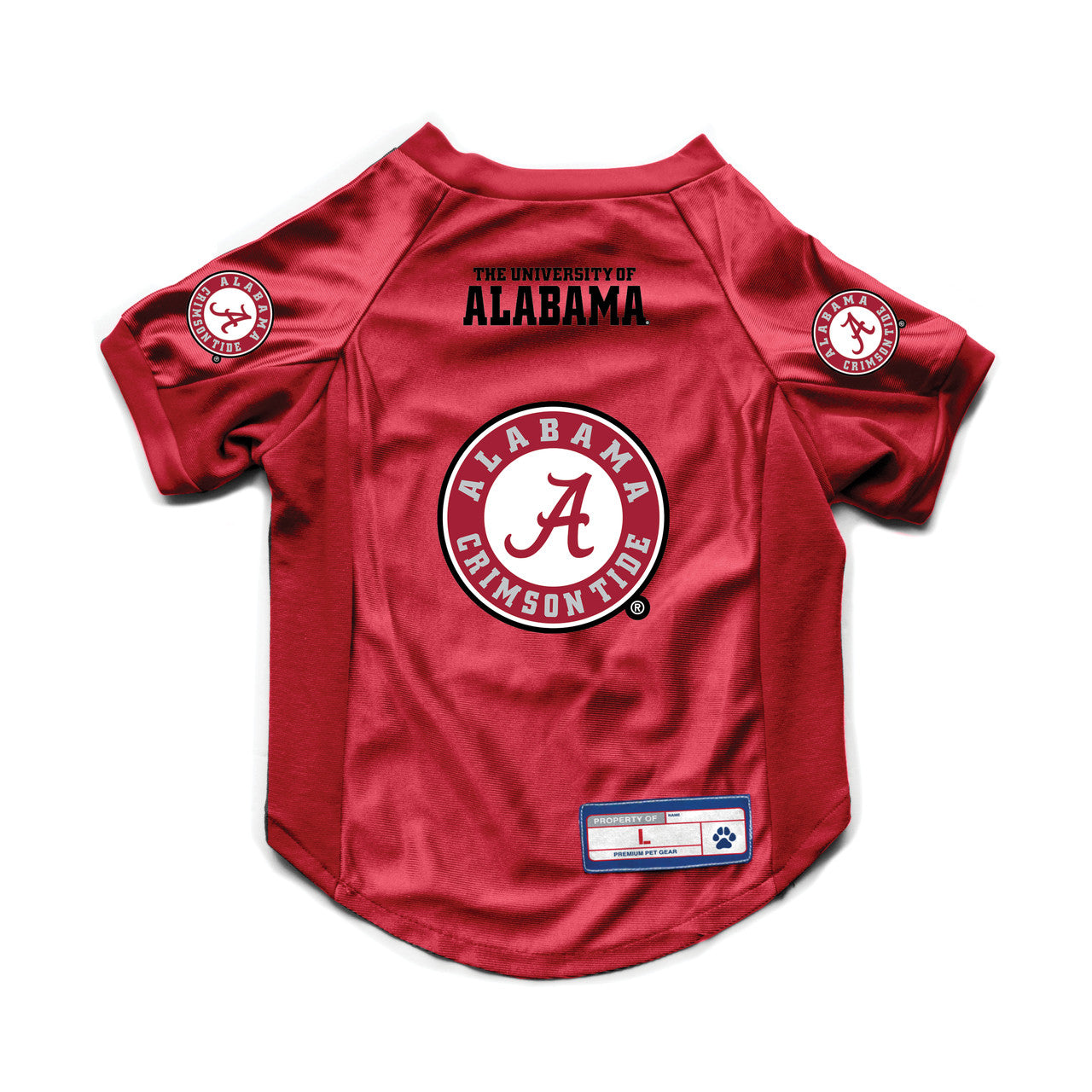 Alabama Crimson Tide Pet Jersey Stretch Size Big Dog