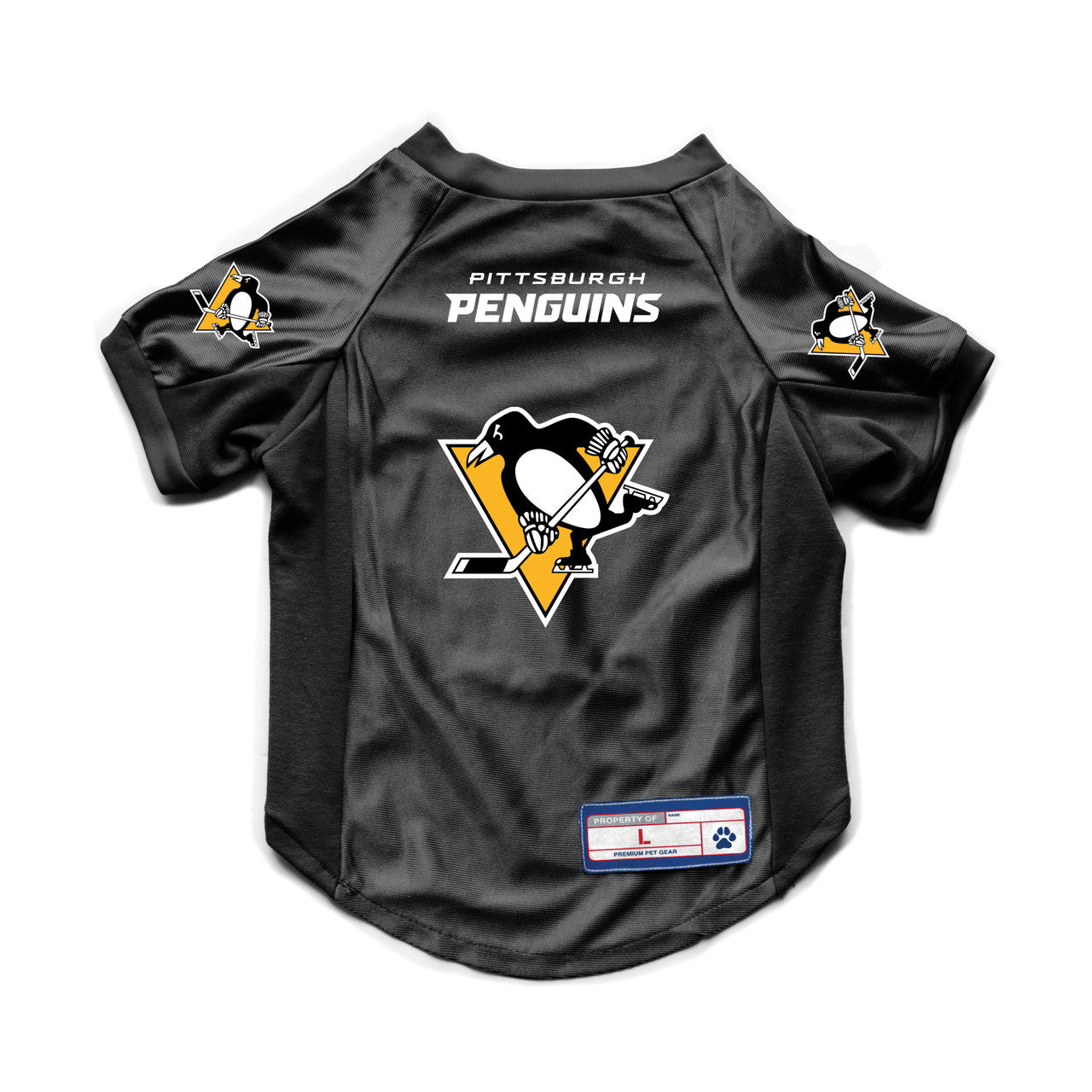 Pittsburgh Penguins Pet Jersey Stretch Size Big Dog