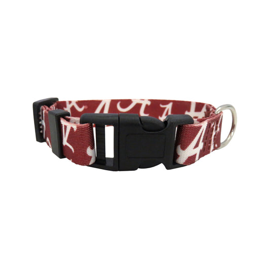 Alabama Crimson Tide Pet Collar Size S