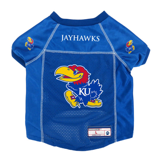 Kansas Jayhawks Pet Jersey Size L