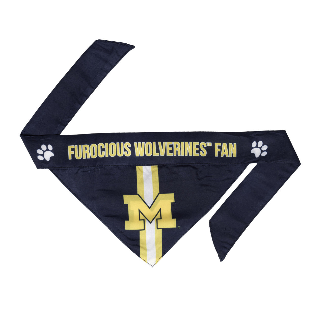 Michigan Wolverines Pet Bandanna Size XL