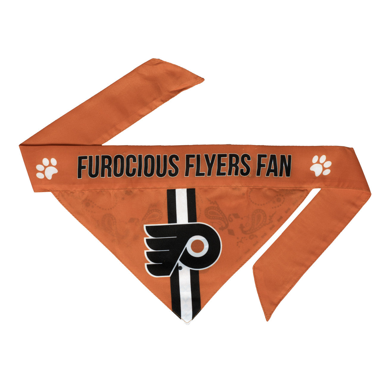 Philadelphia Flyers Pet Bandanna Size XL Alternate Design