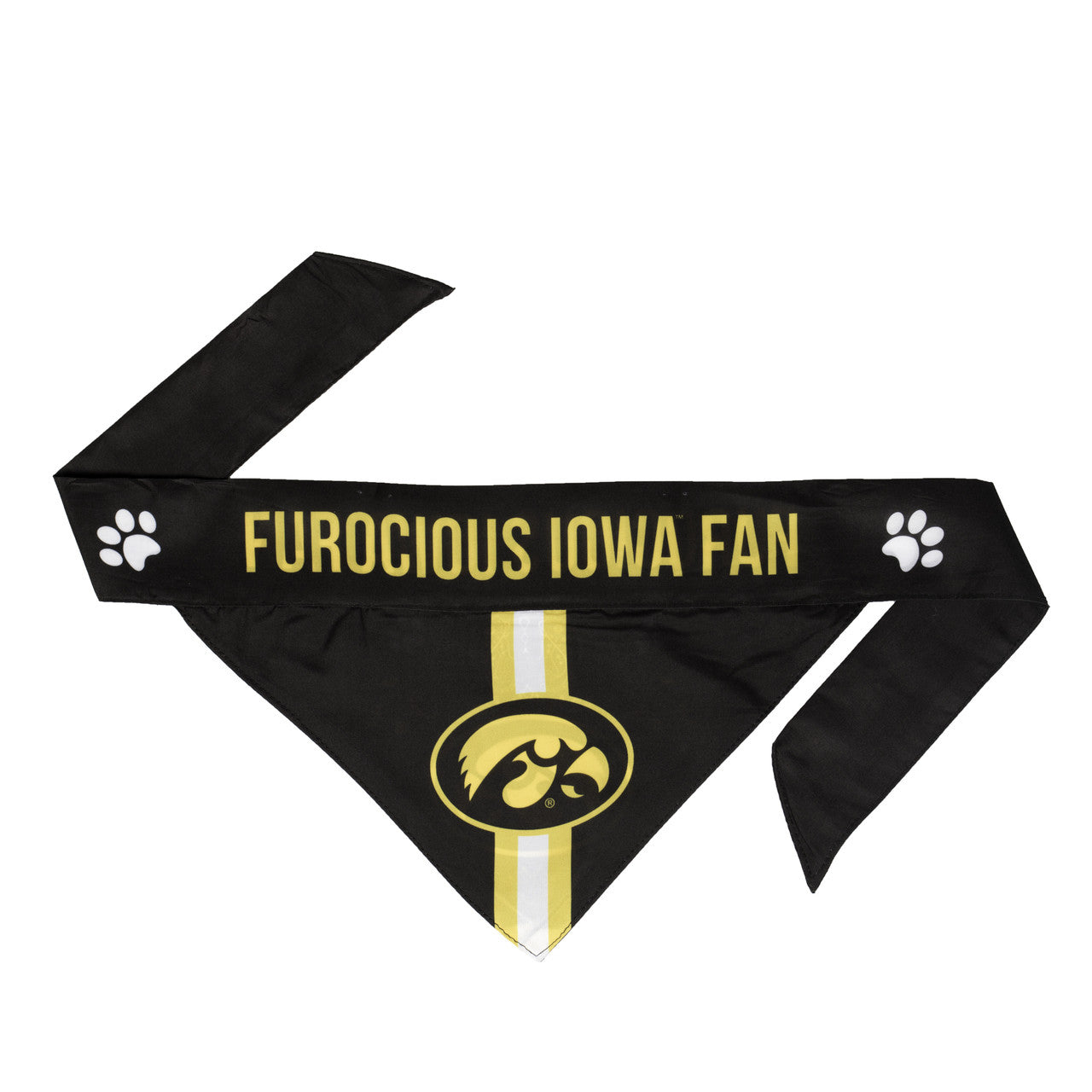 Iowa Hawkeyes Pet Bandanna Size S