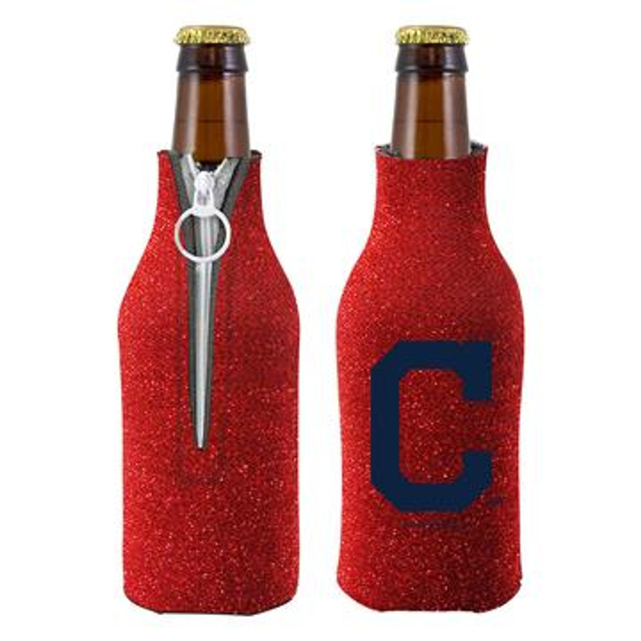 Cleveland Indians Kolder Kaddy Can Holder Glitter Red