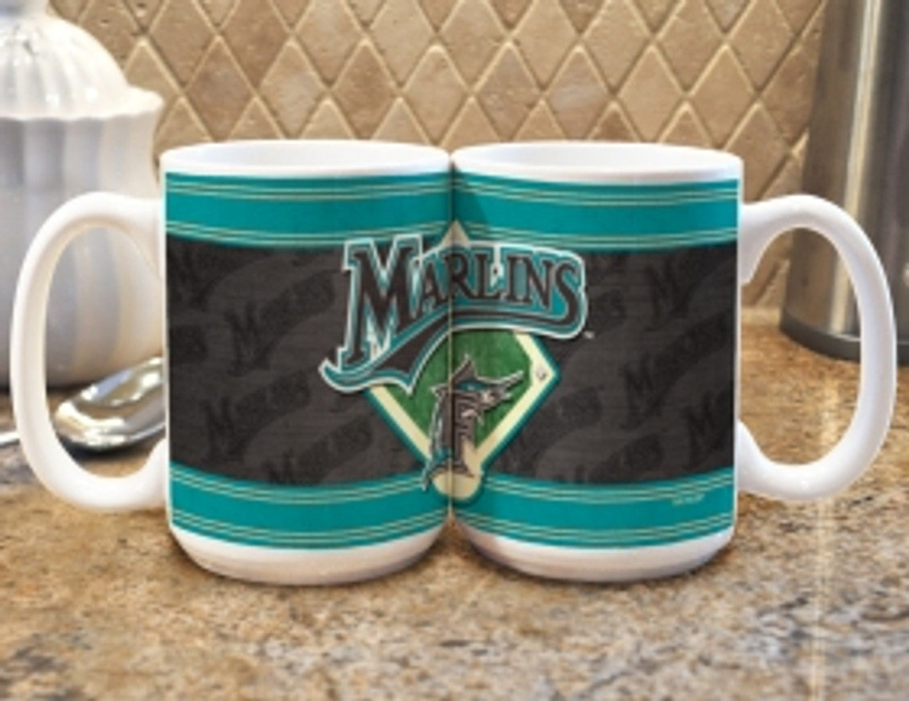 Florida Marlins Coffee Mug - Felt Style