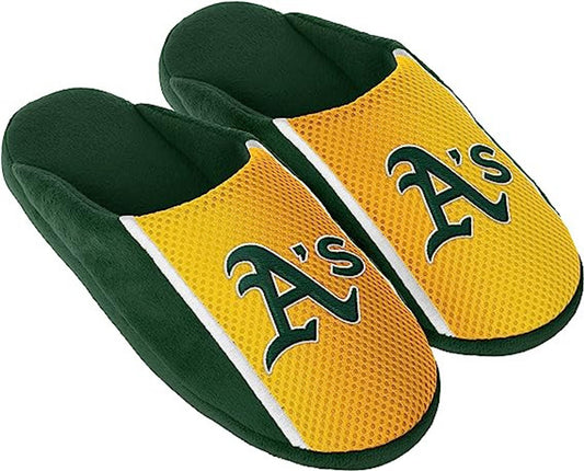 Oakland Athletics Slipper - Men Big Logo - (1 Pair) - M