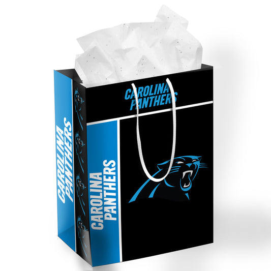 Carolina Panthers Gift Bag Medium Holiday