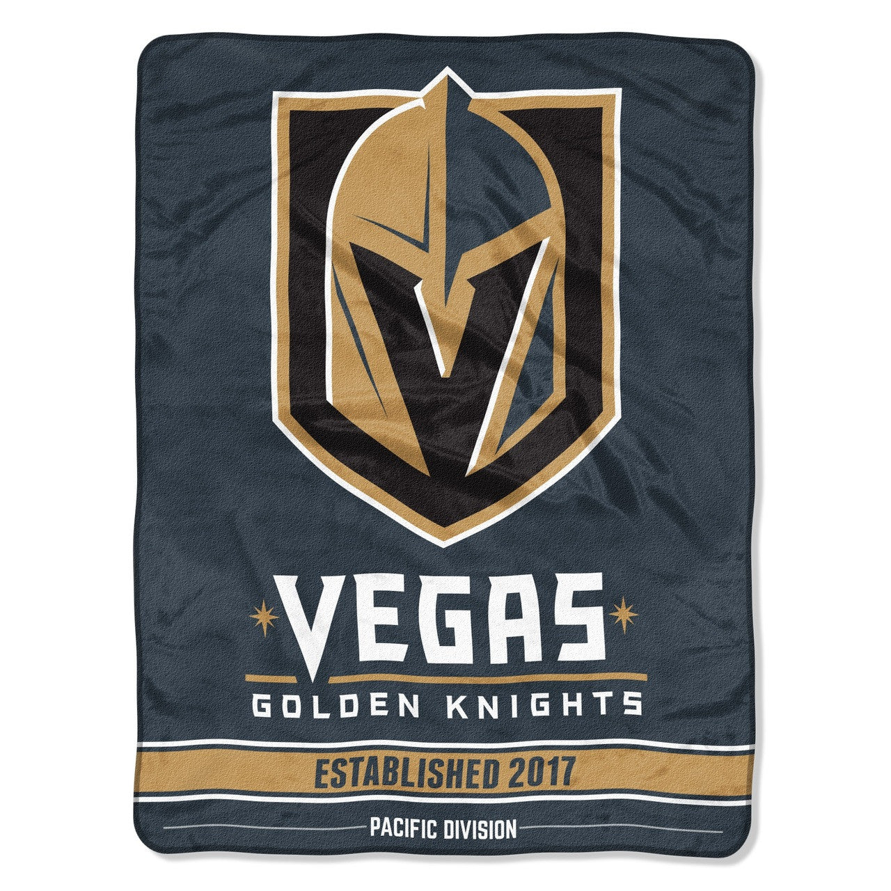 Vegas Golden Knights Blanket 46x60 Micro Raschel Break Away Design Rolled