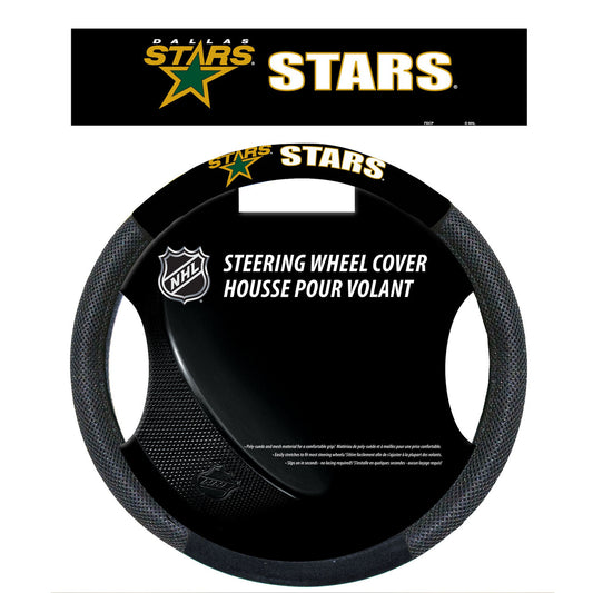 Dallas Stars Steering Wheel Cover Mesh Style Alternate CO