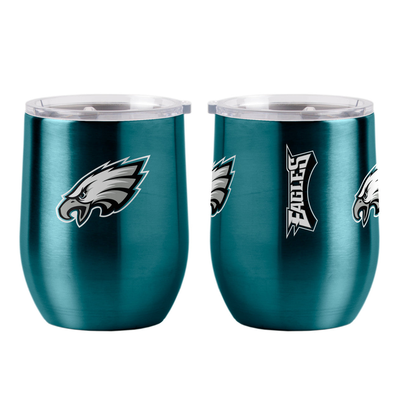 Philadelphia Eagles Travel Tumbler 16oz Stainless Steel Curved