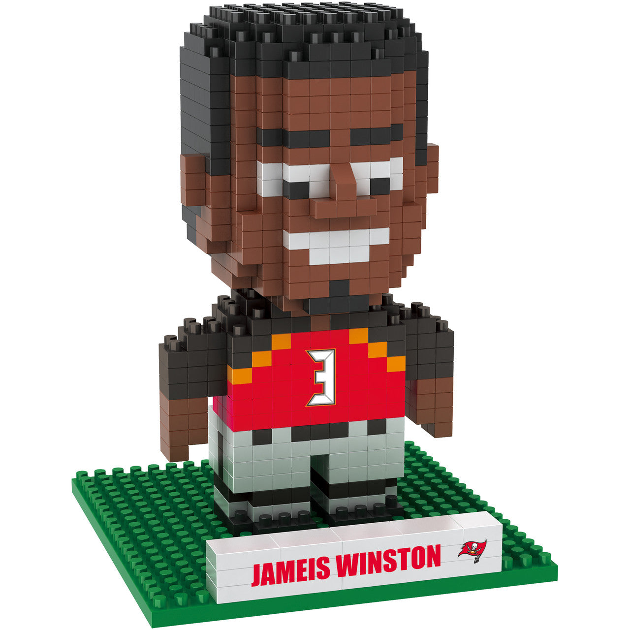 Tampa Bay Buccaneers Puzzle 3D BRXLZ Jameis Winston #3 Design