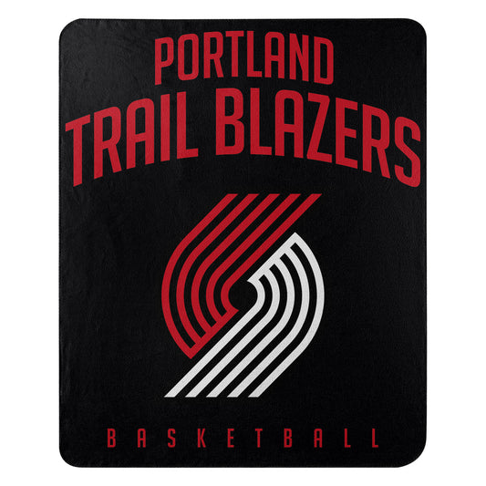 Portland Trail Blazers Blanket 50x60 Fleece Lay Up Design