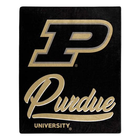 Purdue Boilermakers Blanket 50x60 Raschel Signature Design