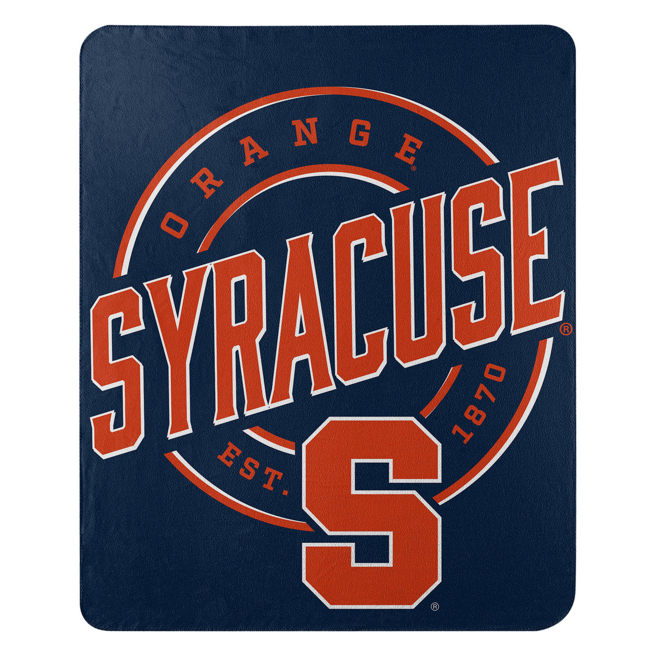 Syracuse Orange Blanket 50x60 Fleece Campaign Design