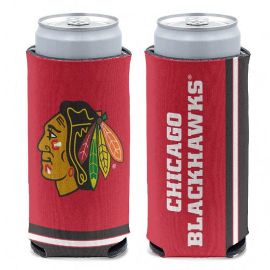 Chicago Blackhawks Can Cooler Slim Can Design