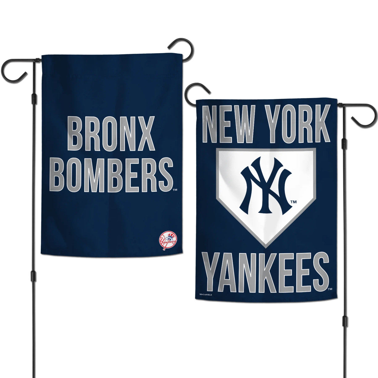 New York Yankees Flag 12x18 Garden Style 2 Sided Bronx Bombers