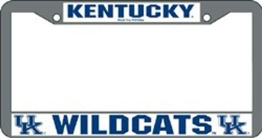 Kentucky Wildcats License Plate Frame Chrome