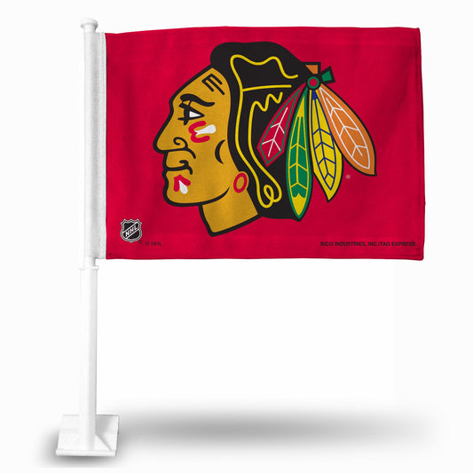 Chicago Blackhawks Flag Car