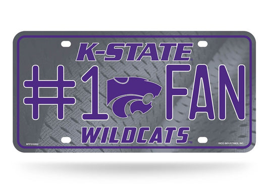 Kansas State Wildcats License Plate #1 Fan