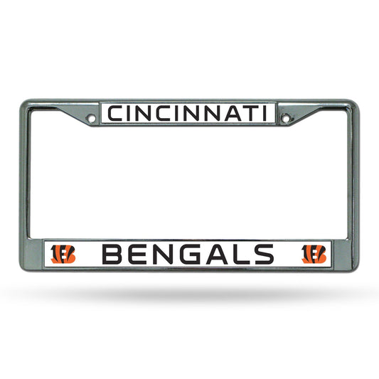 Cincinnati Bengals License Plate Frame Chrome