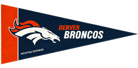 Denver Broncos Pennant Set Mini 8 Piece