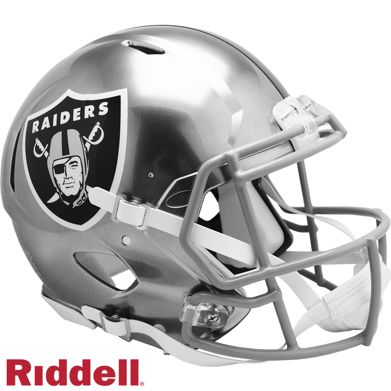 Las Vegas Raiders Helmet Riddell Authentic Full Size Speed Style FLASH Alternate
