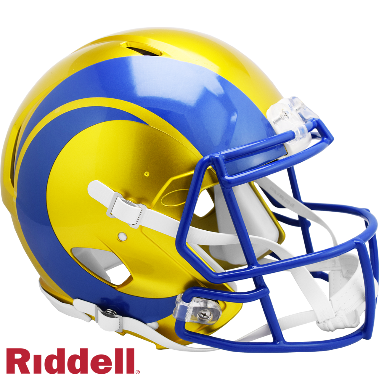 Los Angeles Rams Helmet Riddell Authentic Full Size Speed Style FLASH Alternate