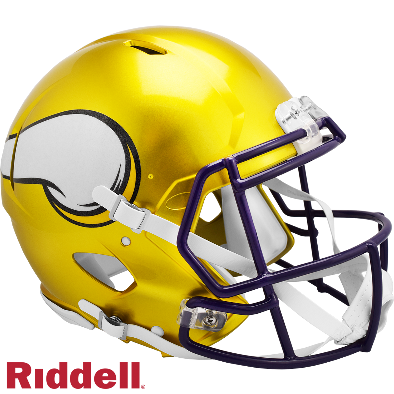 Minnesota Vikings Helmet Riddell Authentic Full Size Speed Style FLASH Alternate