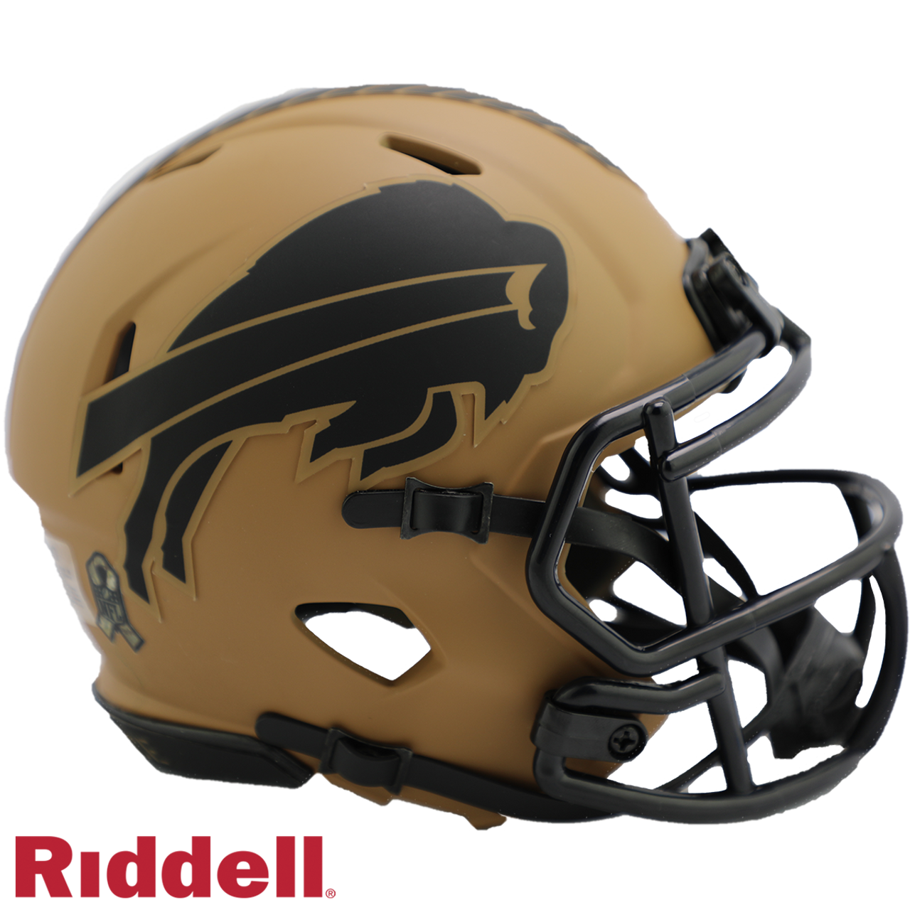 Buffalo Bills Helmet Riddell Replica Mini Speed Style Salute To Service 2023