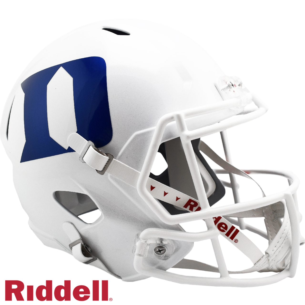 Duke Blue Devils Helmet Riddell Replica Full Size Speed Style White