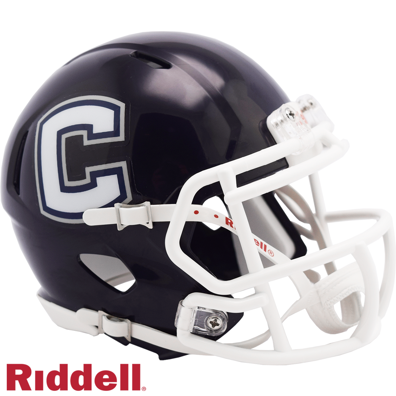 Connecticut Huskies Helmet Riddell Replica Mini Speed Style Block C