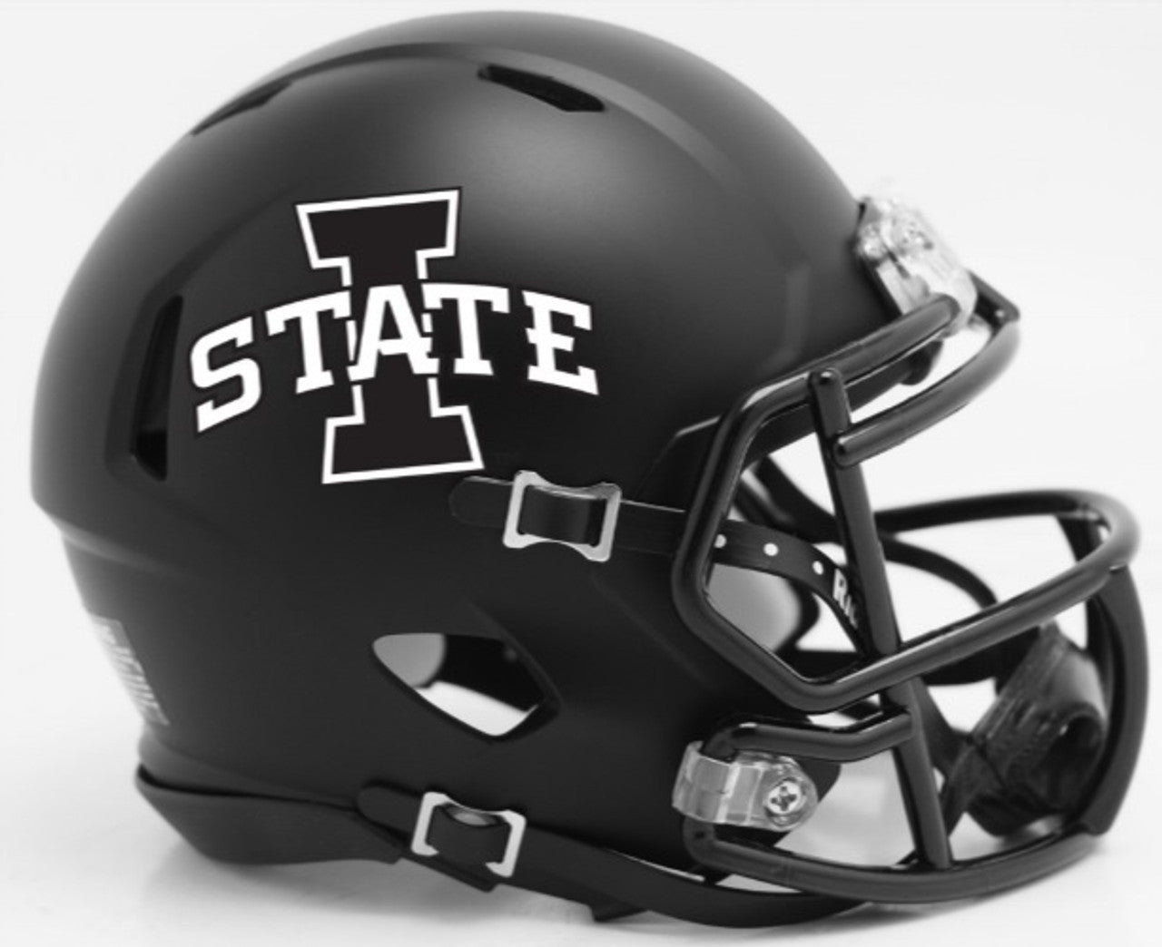 Iowa State Cyclones Helmet Riddell Replica Mini Speed Style Satin Black