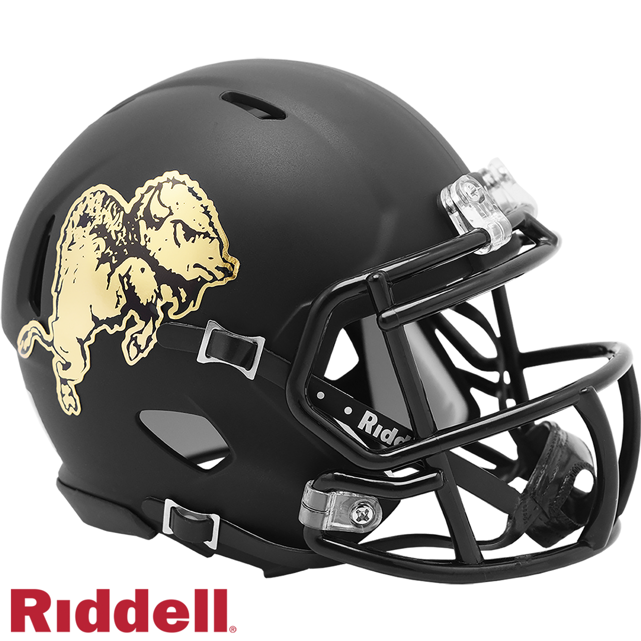 Colorado Buffaloes Helmet Riddell Replica Mini Speed Style Chrome Alternate