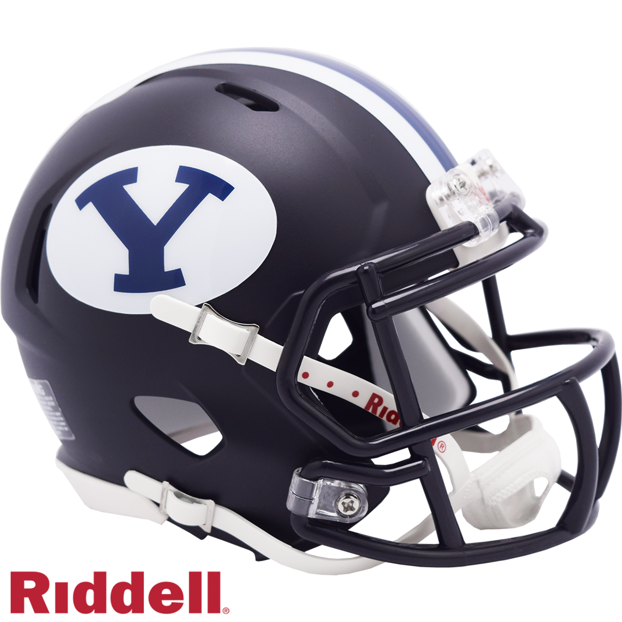 BYU Cougars Helmet Riddell Replica Mini Speed Style Navy