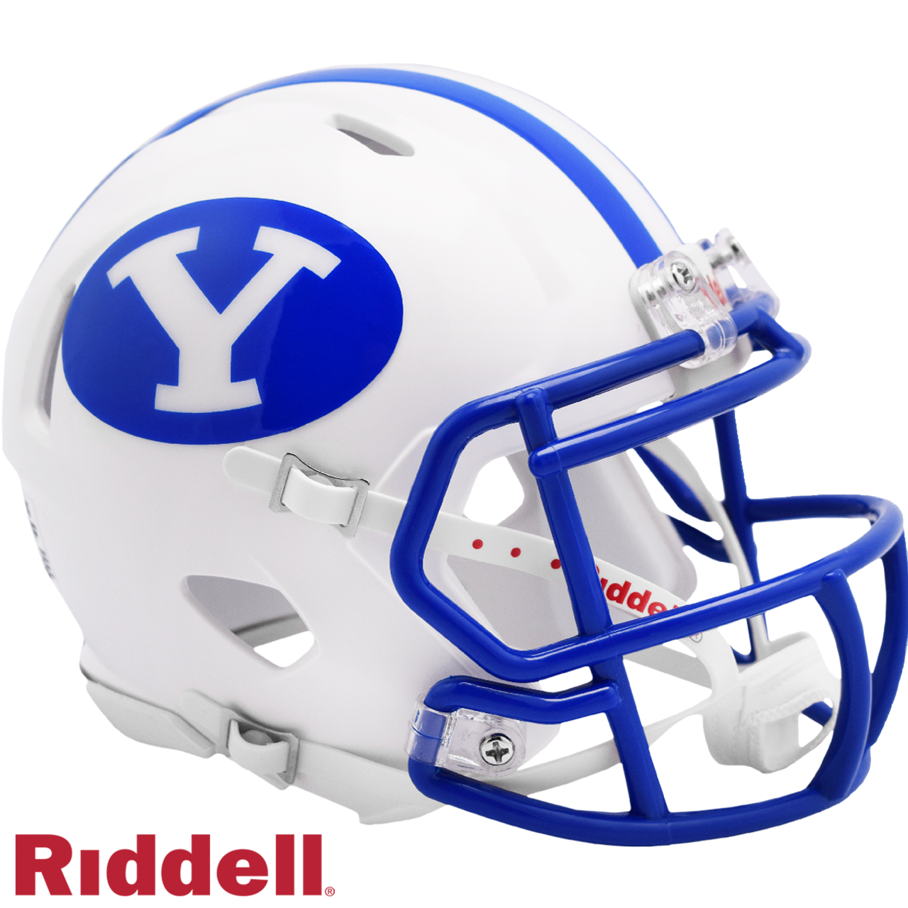 BYU Cougars Helmet Riddell Replica Mini Speed Style White