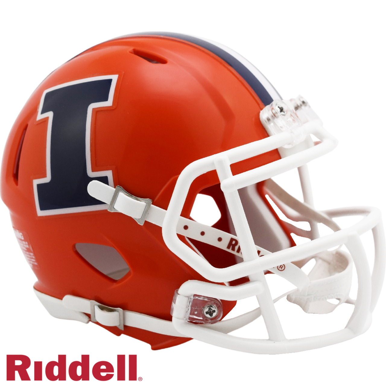 Illinois Fighting Illini Helmet Riddell Replica Mini Speed Style
