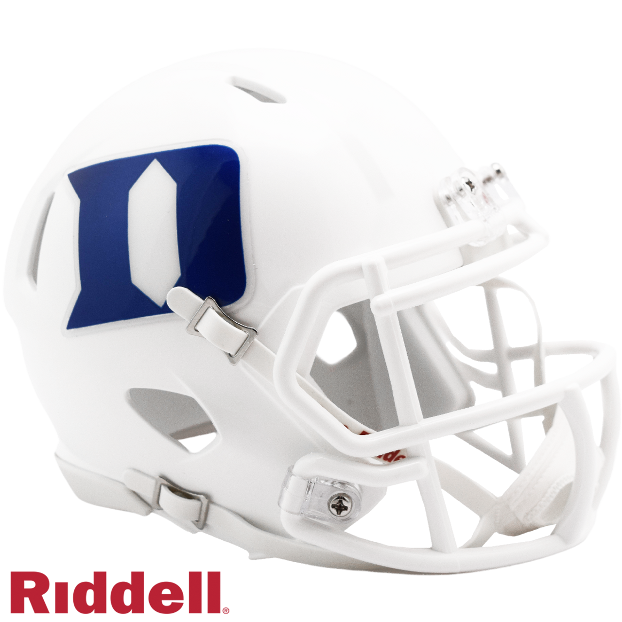 Duke Blue Devils Helmet Riddell Replica Mini Speed Style White