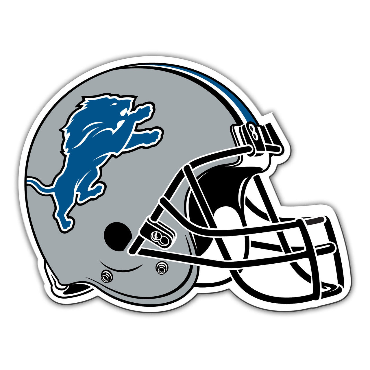 Detroit Lions Magnet Car Style 12 Inch Helmet Design CO