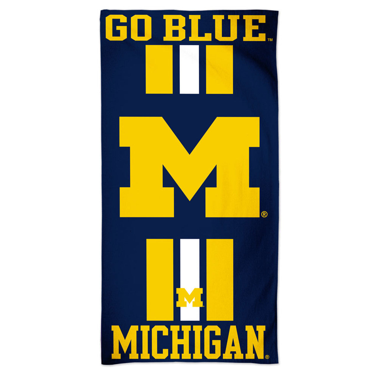 Michigan Wolverines Towel 30x60 Beach Style