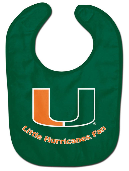 Miami Hurricanes Baby Bib - All Pro Little Fan