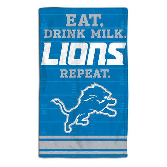 Detroit Lions Baby Burp Cloth 10x17