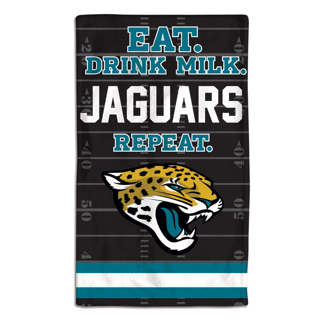 Jacksonville Jaguars Baby Burp Cloth 10x17