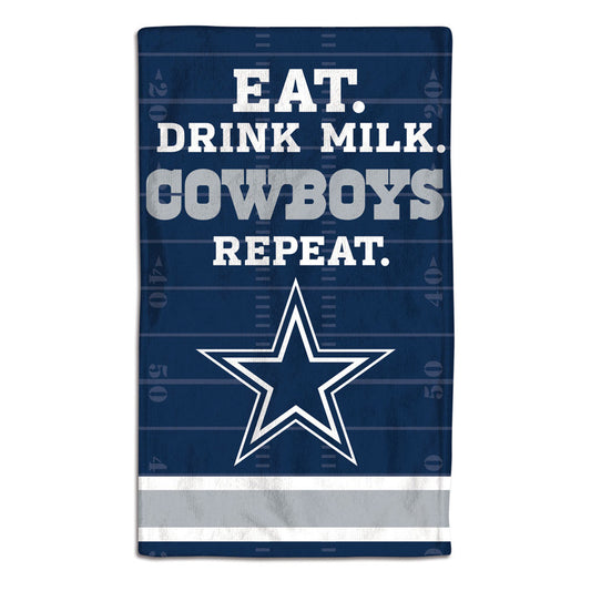 Dallas Cowboys Baby Burp Cloth 10x17